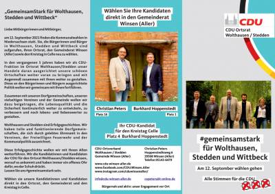 Flyer Wolthausen/Stedden auen
